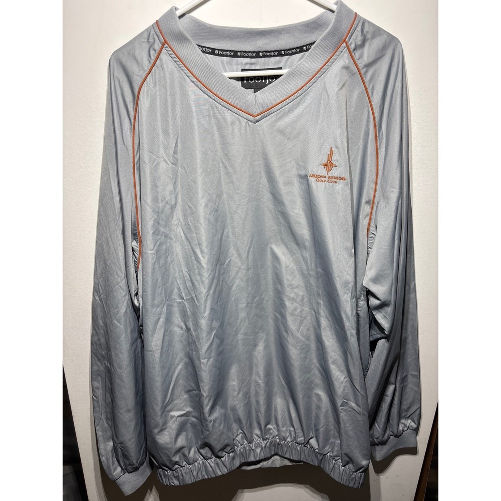 FootJoy Golf Pullover XXL Arizona Biltmore Windbreaker Long Sleeve blem Gray